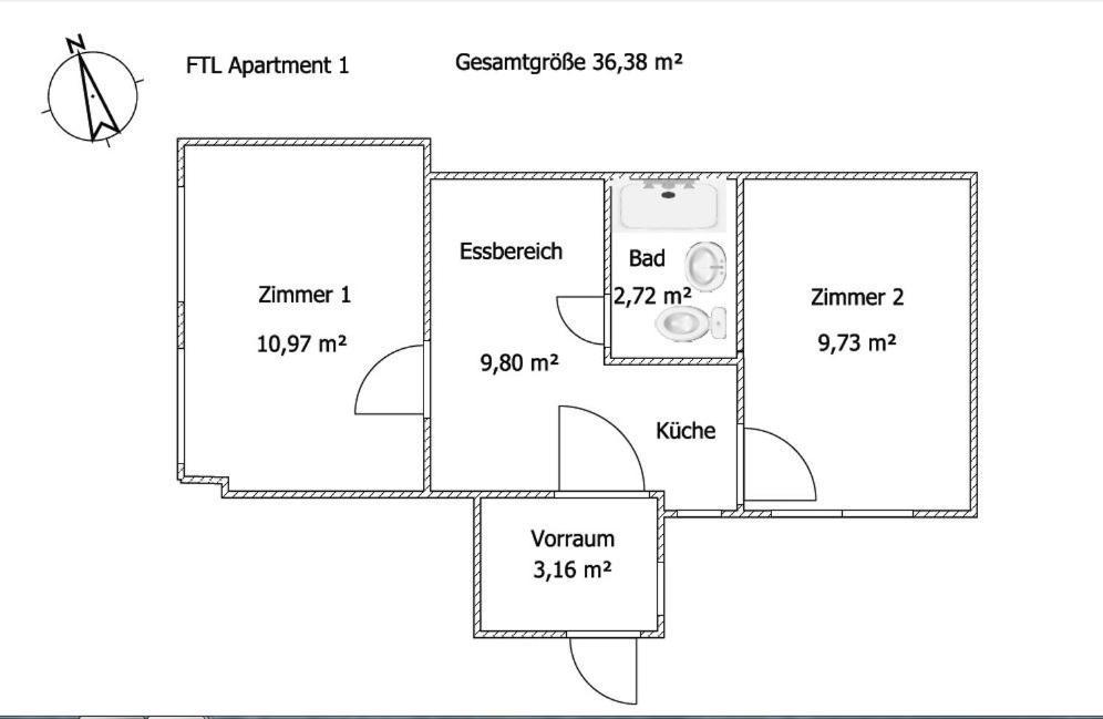 Monteur - Budget Apartments Freital Cameră foto